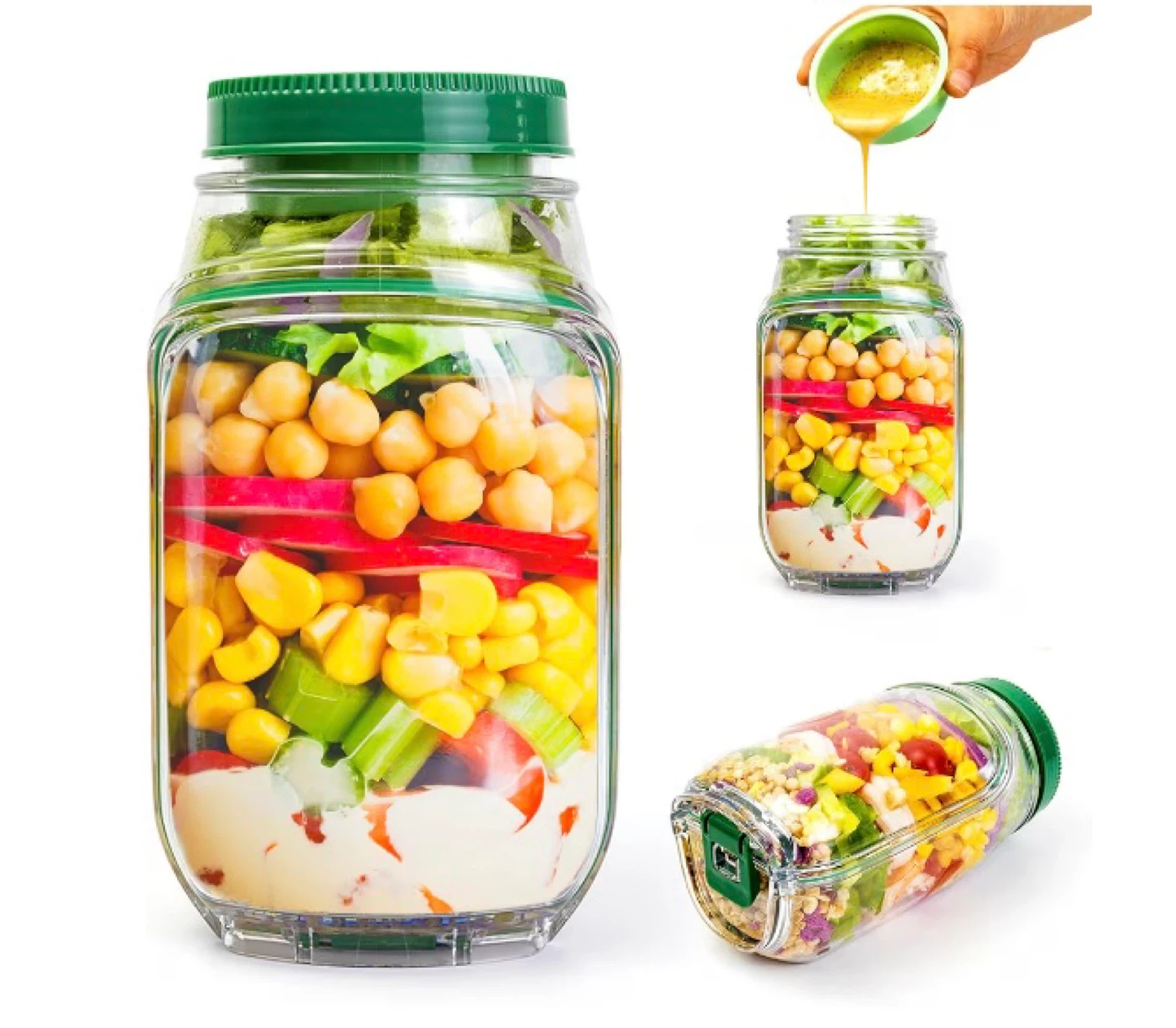 🔥🔥SALAD POD MASON JAR🔥🔥