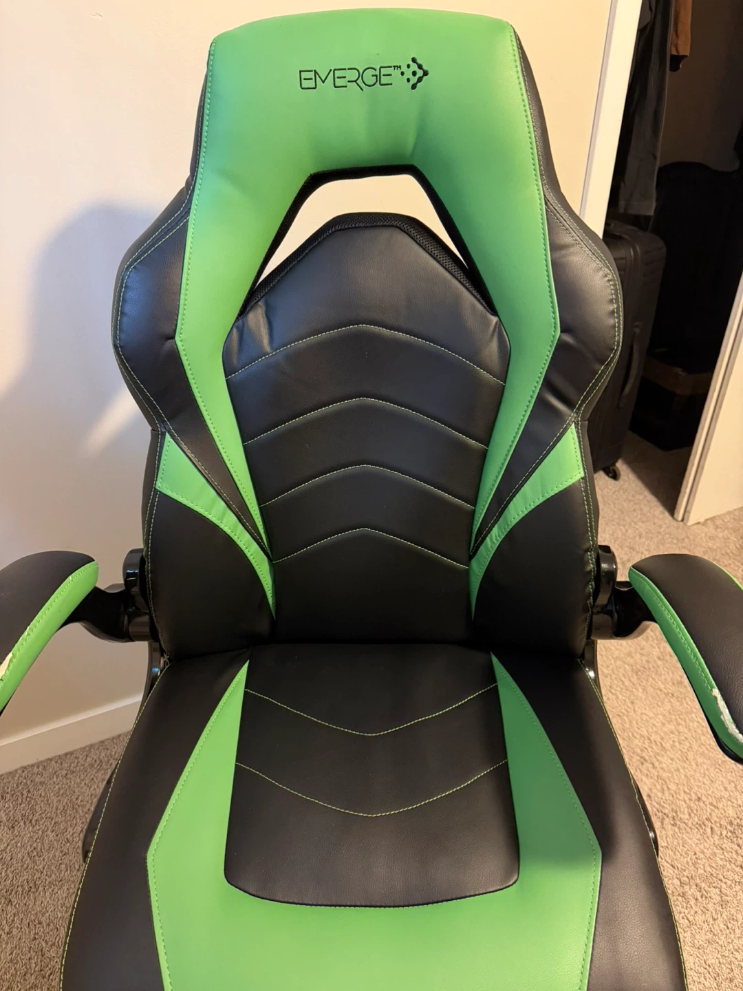 EMERGE Gaming Chair - Black and Green - photo 2