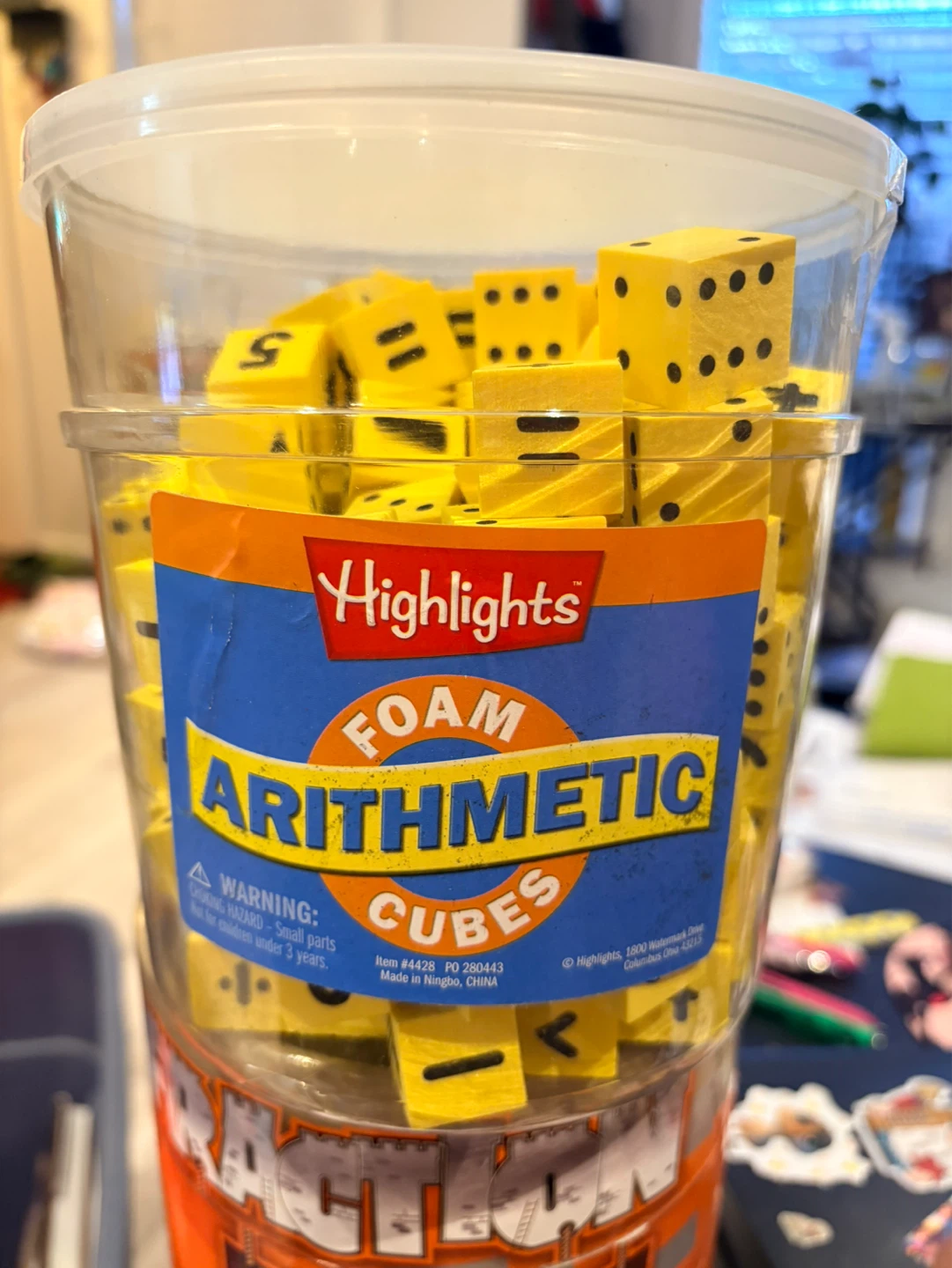 Highlights Foam Arithmetic Cubes