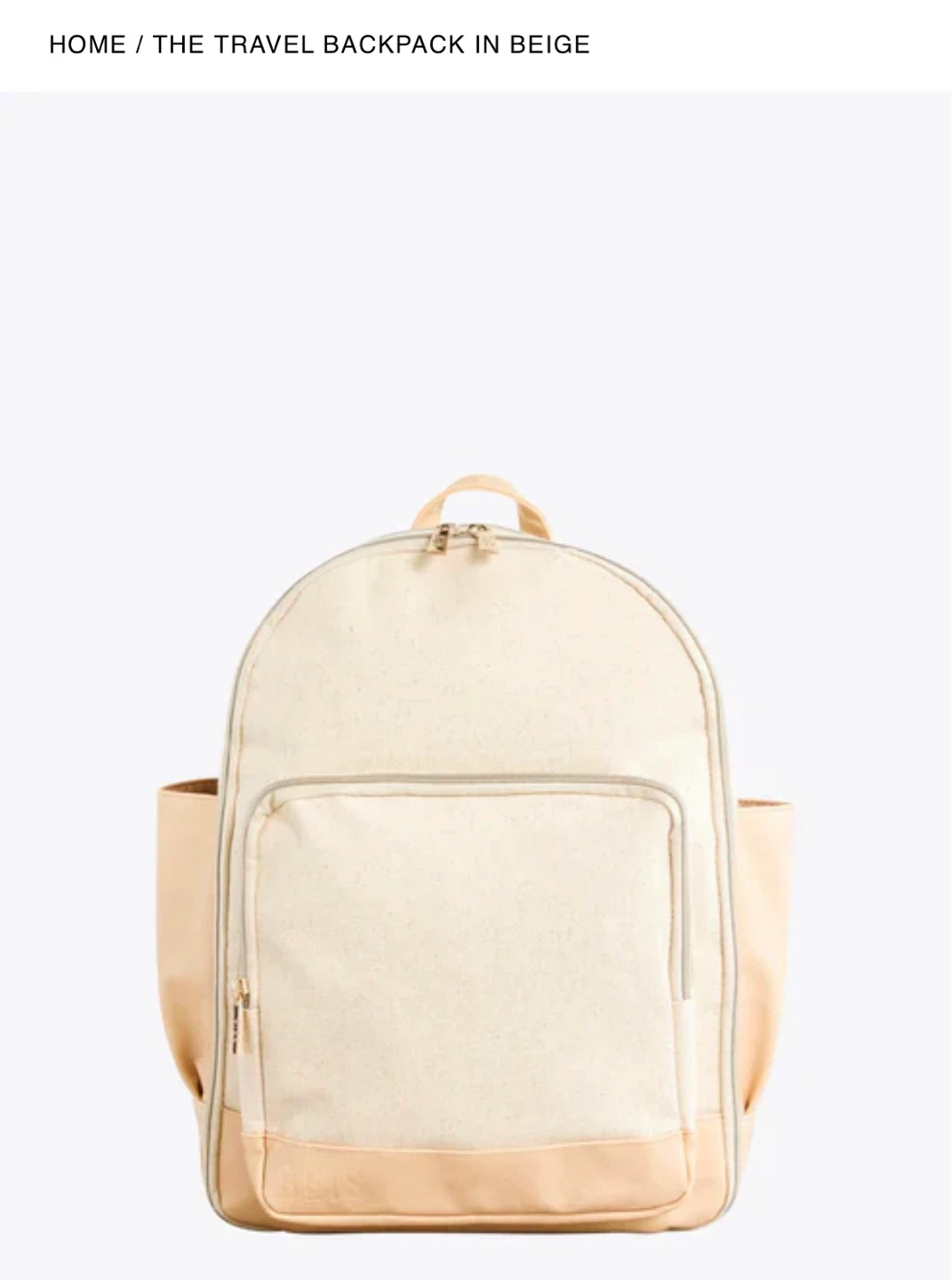 Beis Travel Backpack - black or beige - photo 2