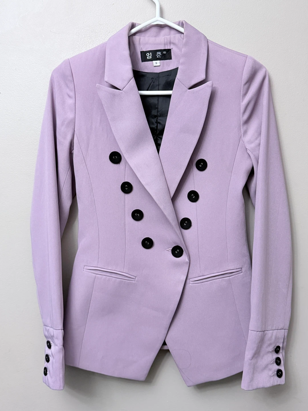 Korean Lavender Purple Tailored Blazer - Women's Small - photo 2