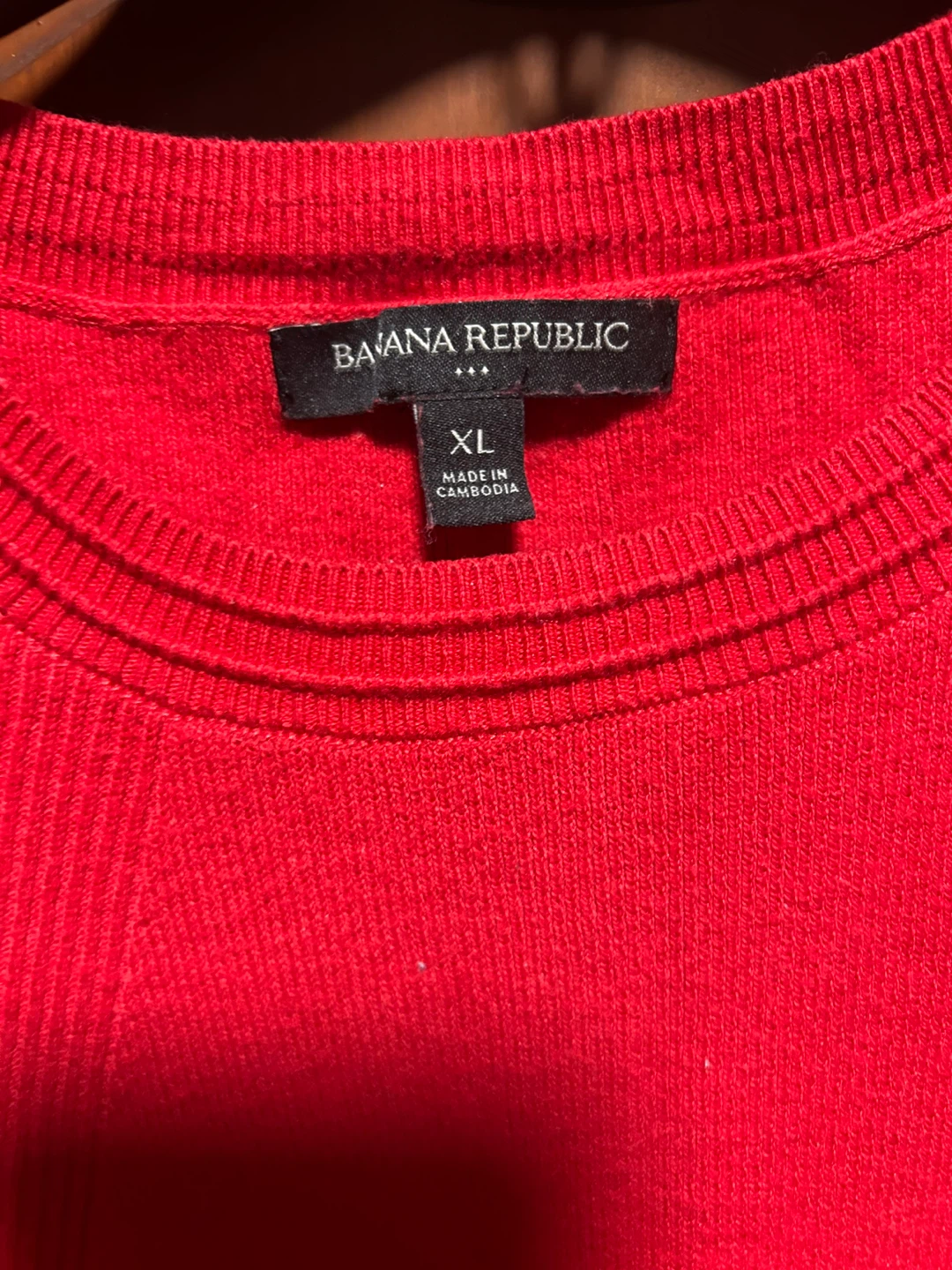 Banana Republic Red Knit Dress XL - photo 2