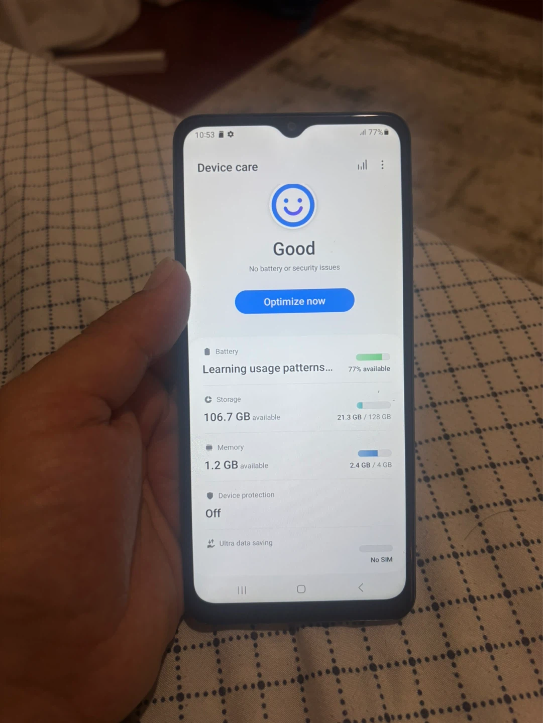 Samsung Galaxy A12 Smartphone - Blue - photo 5
