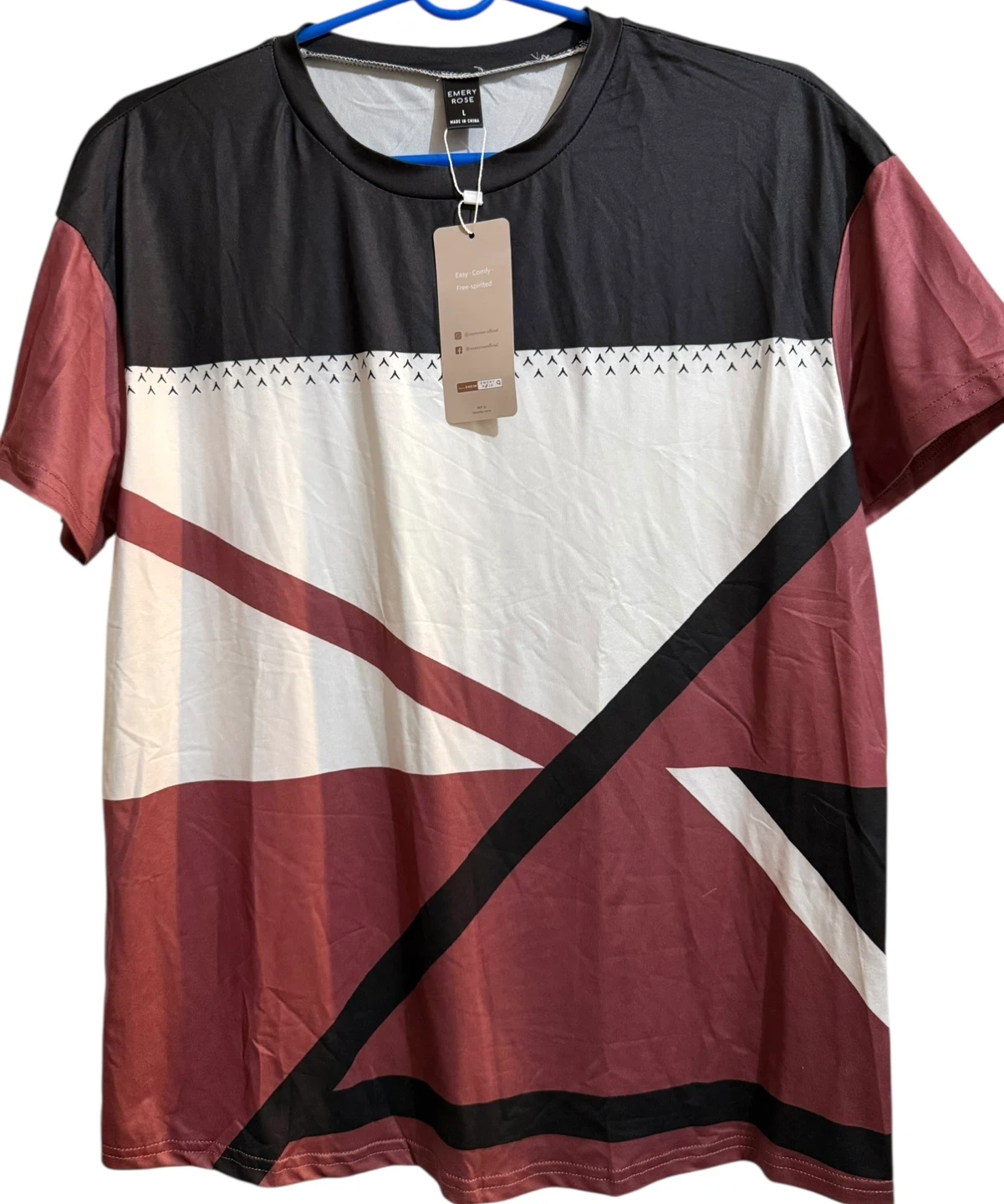 Emery Rose Graphic T-Shirt - Size L
