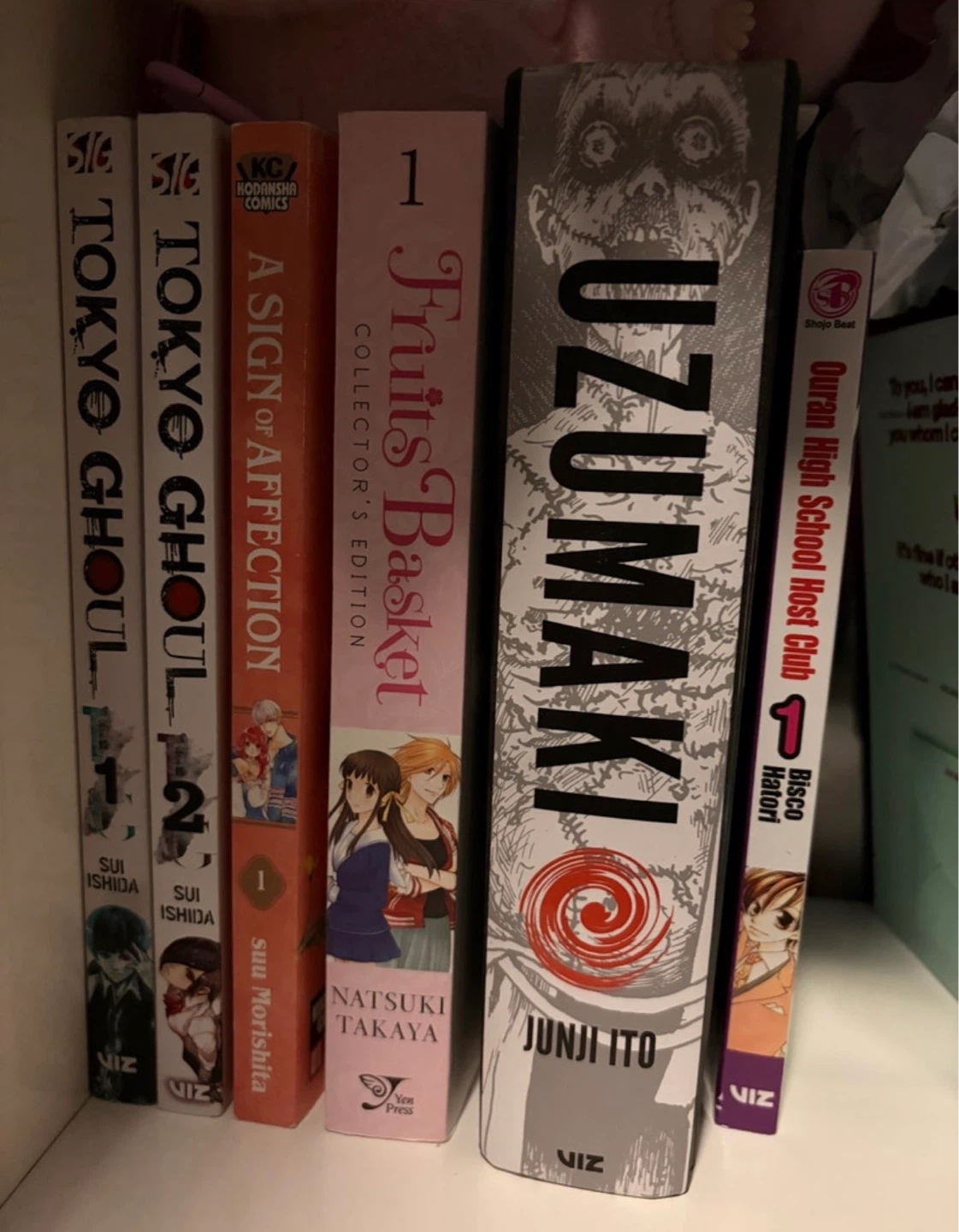 Various manga books lot, prices in description!