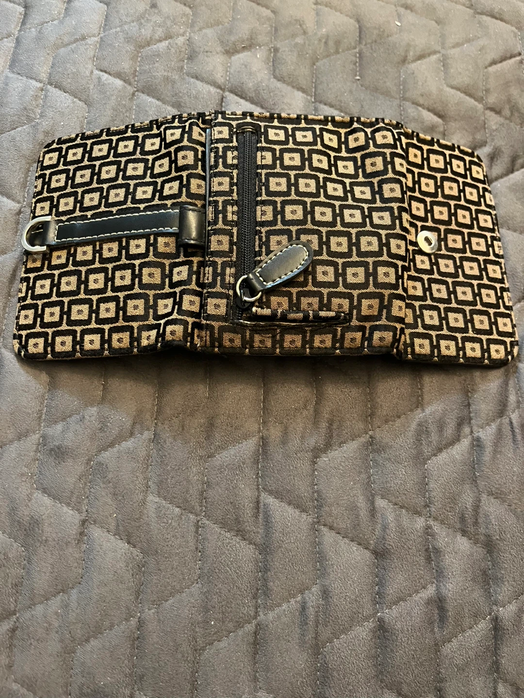 Wallet with Geometric Pattern - photo 2