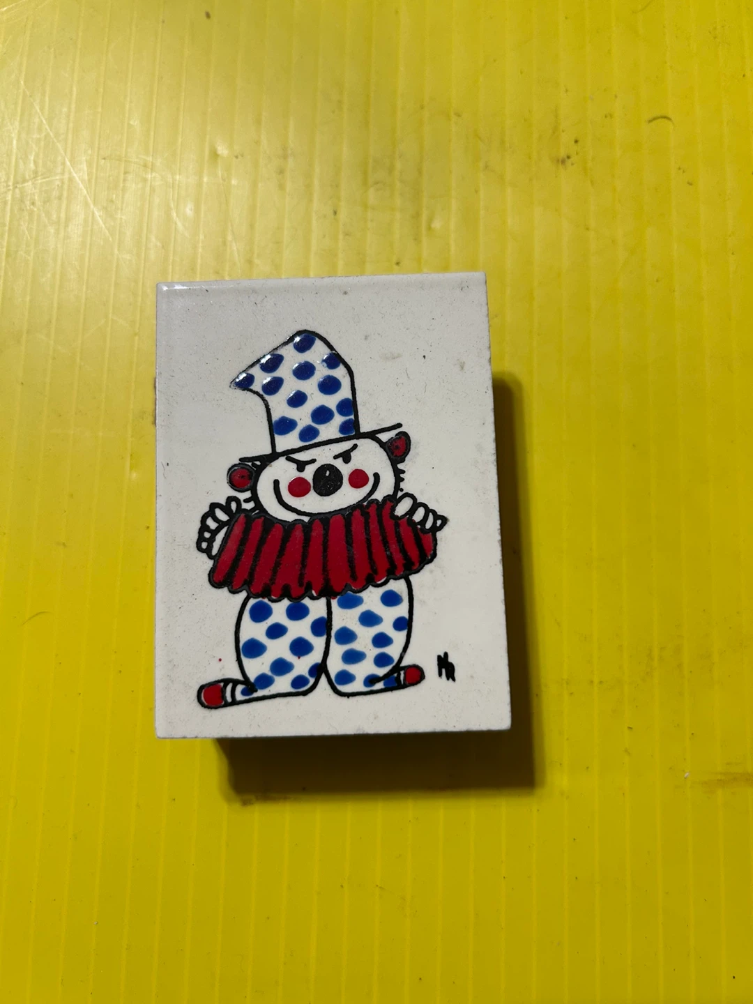 Vintage Clown Matchbox