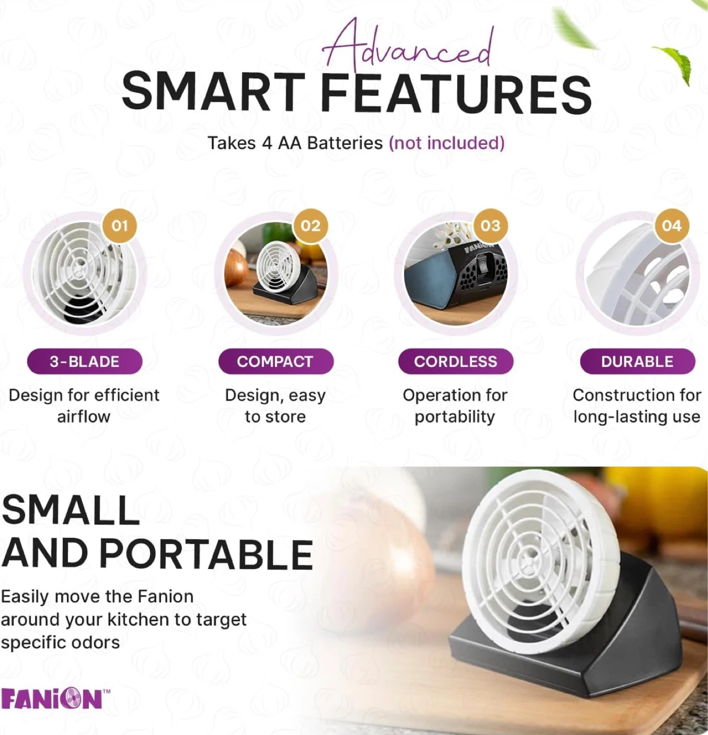 Fanion Compact Kitchen Prep Fan - photo 4