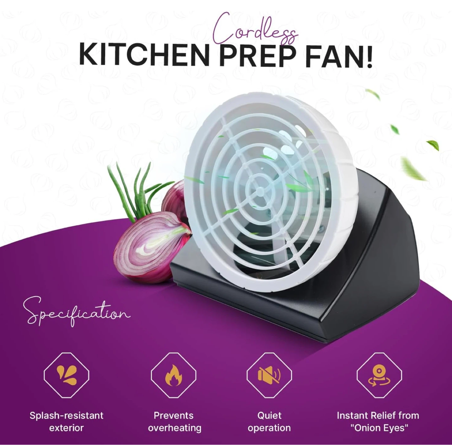 Fanion Compact Kitchen Prep Fan - photo 3