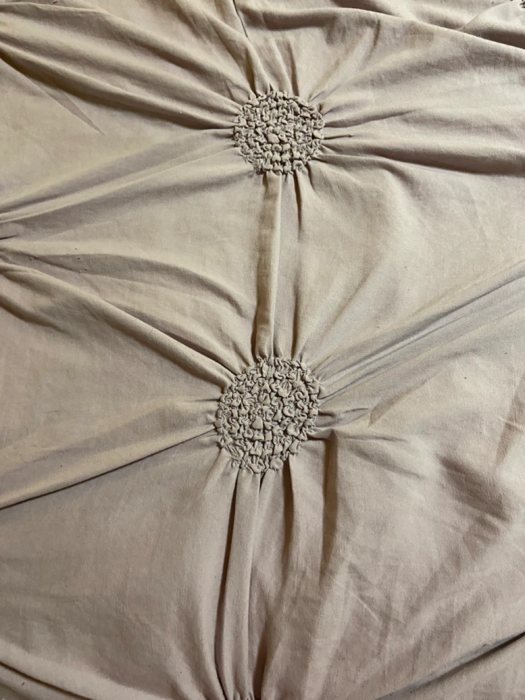 Pinch Pleat Duvet Cover and Pillow Shams Set - photo 2