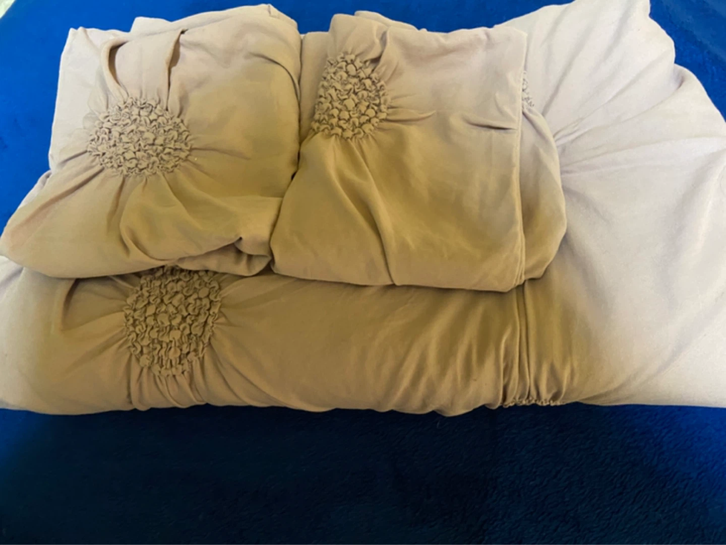 Pinch Pleat Duvet Cover and Pillow Shams Set - photo 3