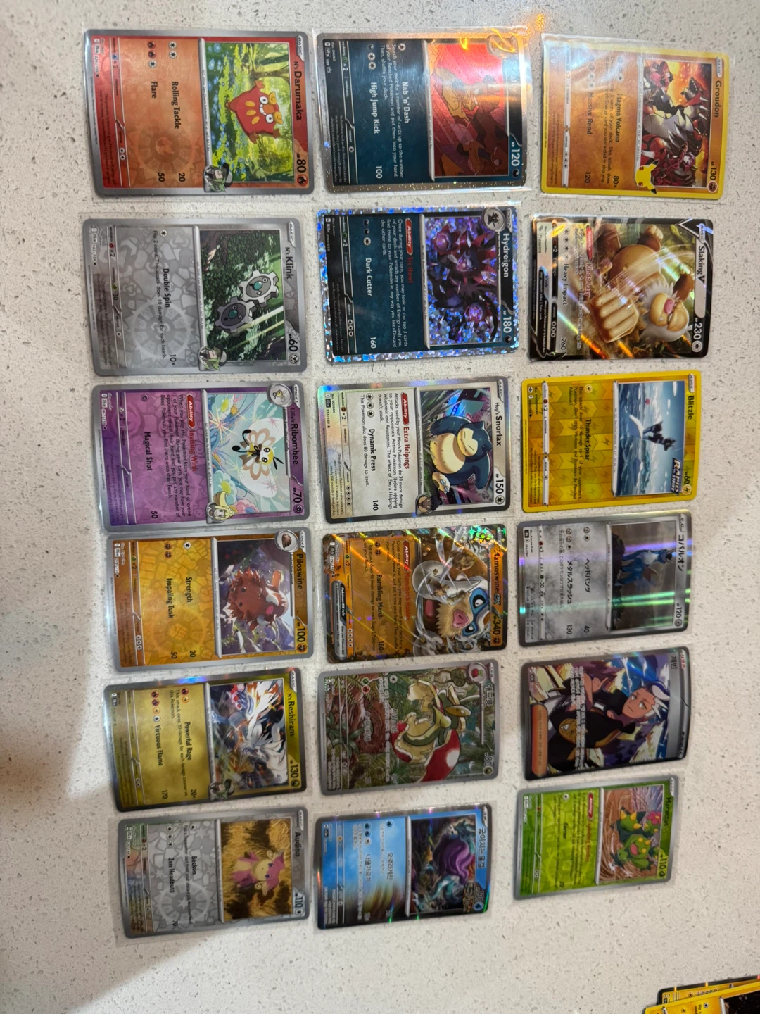 Assorted Pokémon Trading Cards