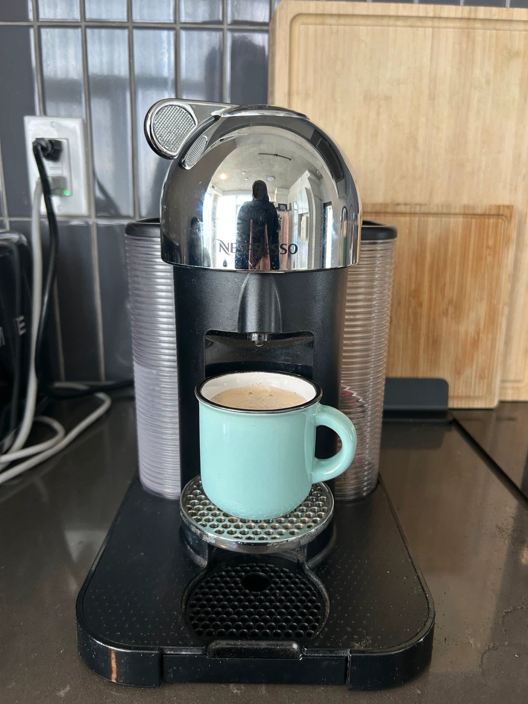 Nespresso Vertuo Chrome - Highly Reliable Round Head Model