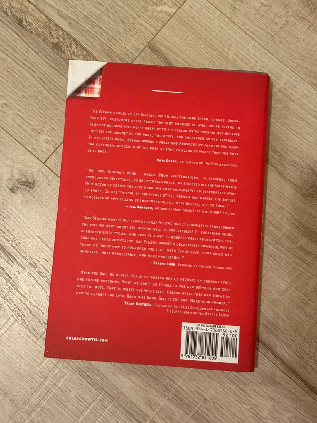 Gap Selling by Keenan Book - BRAND NEW - photo 2