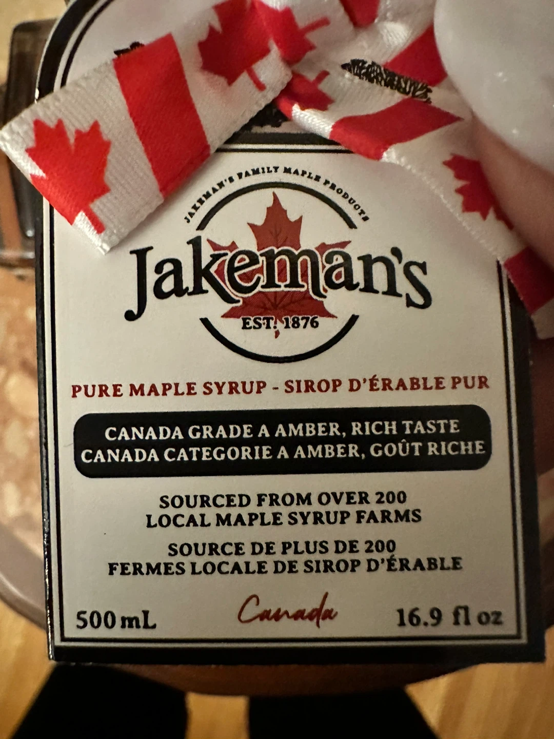 Jakeman's Pure Maple Syrup - 500ml Amber - photo 2