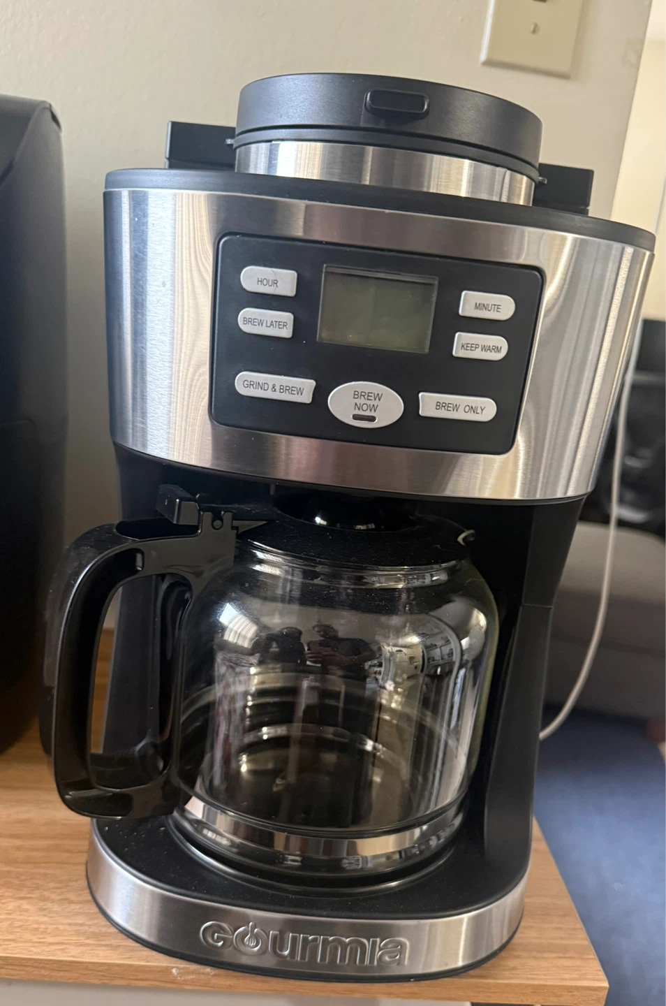 Gourmia Coffee Maker with Grinder