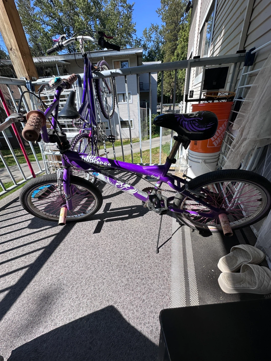 Purple BMX Bike - 20" Tires