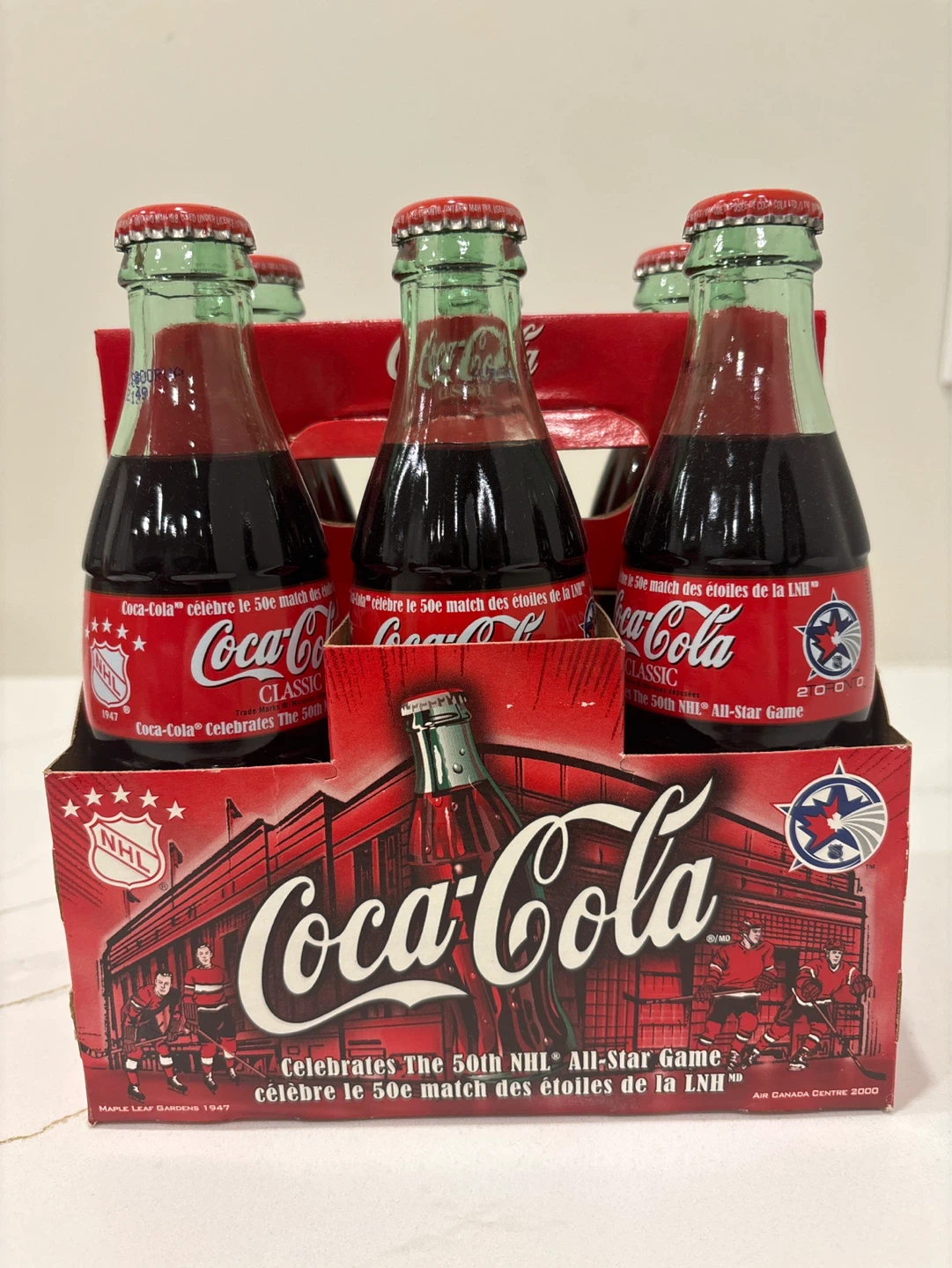 Coca-Cola 6 x 237ml Bottles - Celebrates 50th NHL All-Star Game