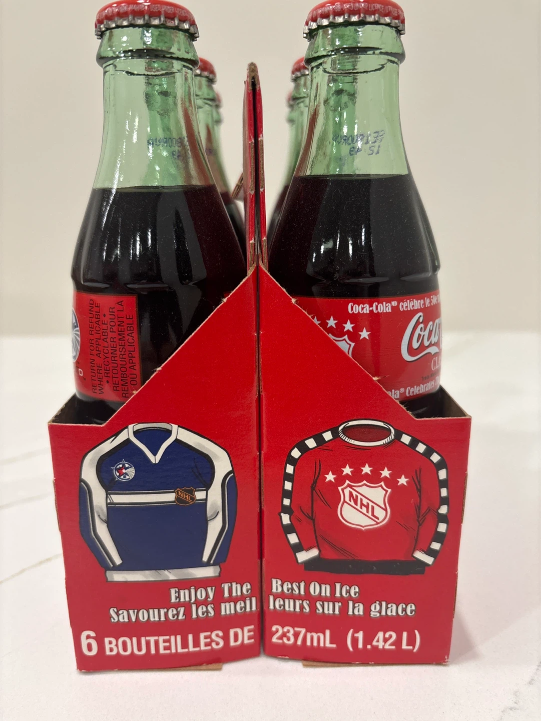 Coca-Cola 6 x 237ml Bottles - Celebrates 50th NHL All-Star Game - photo 2