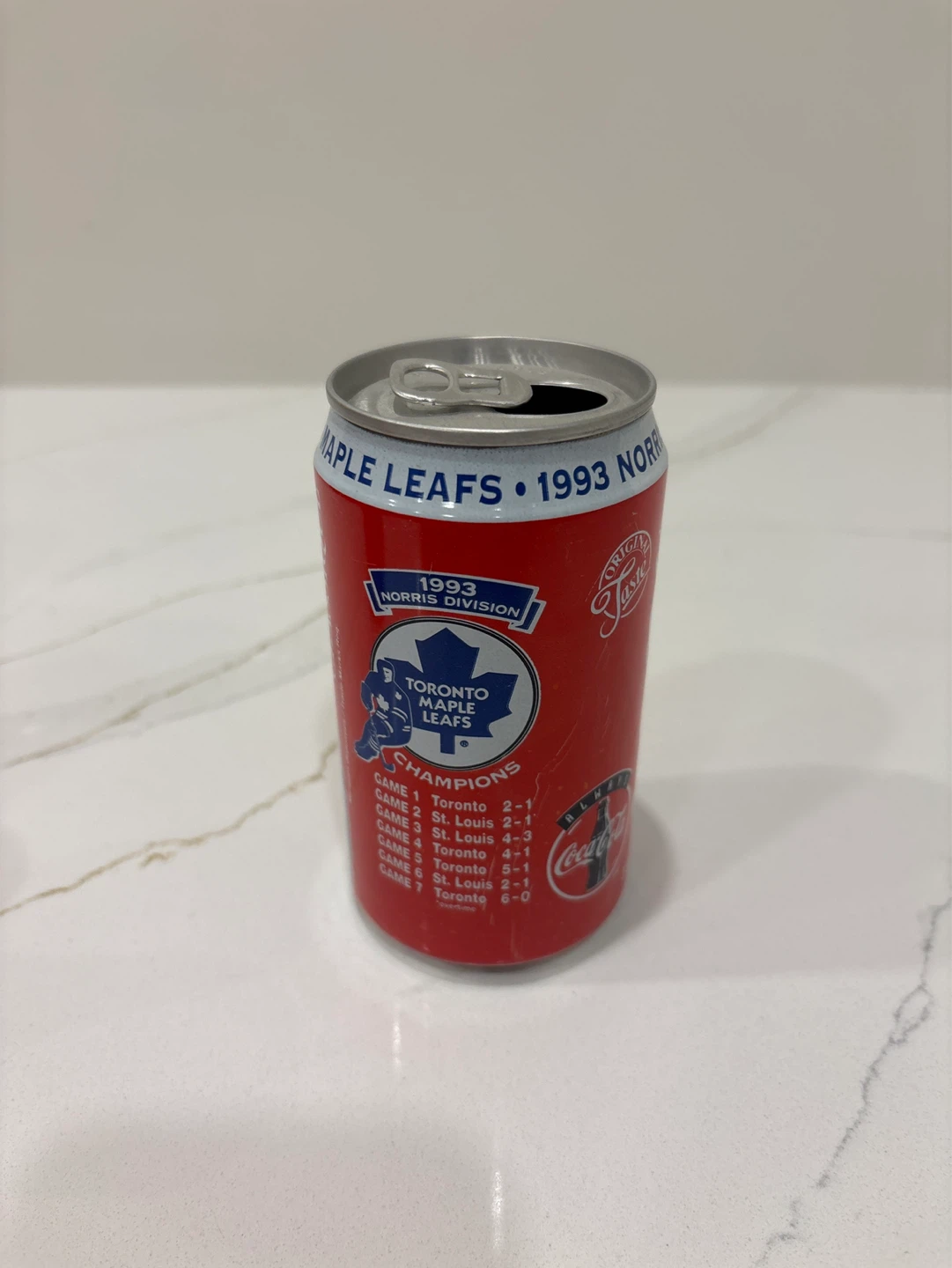 Coca-Cola Toronto Maple Leafs 1993 Norris Division Champions Can - photo 3
