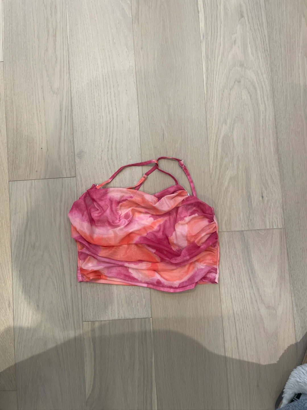 Pink crop top