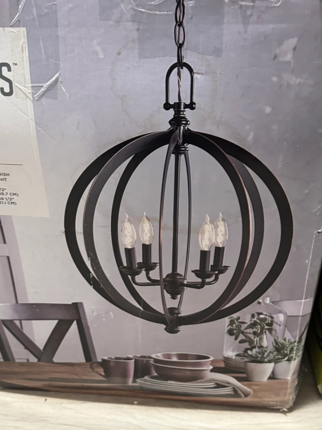 Canvas Tobin 4-Light Pendant Light