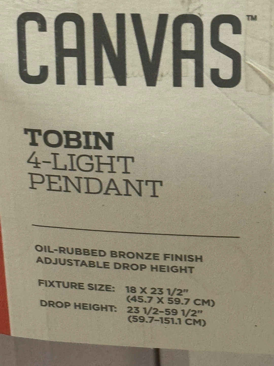 Canvas Tobin 4-Light Pendant Light - photo 2