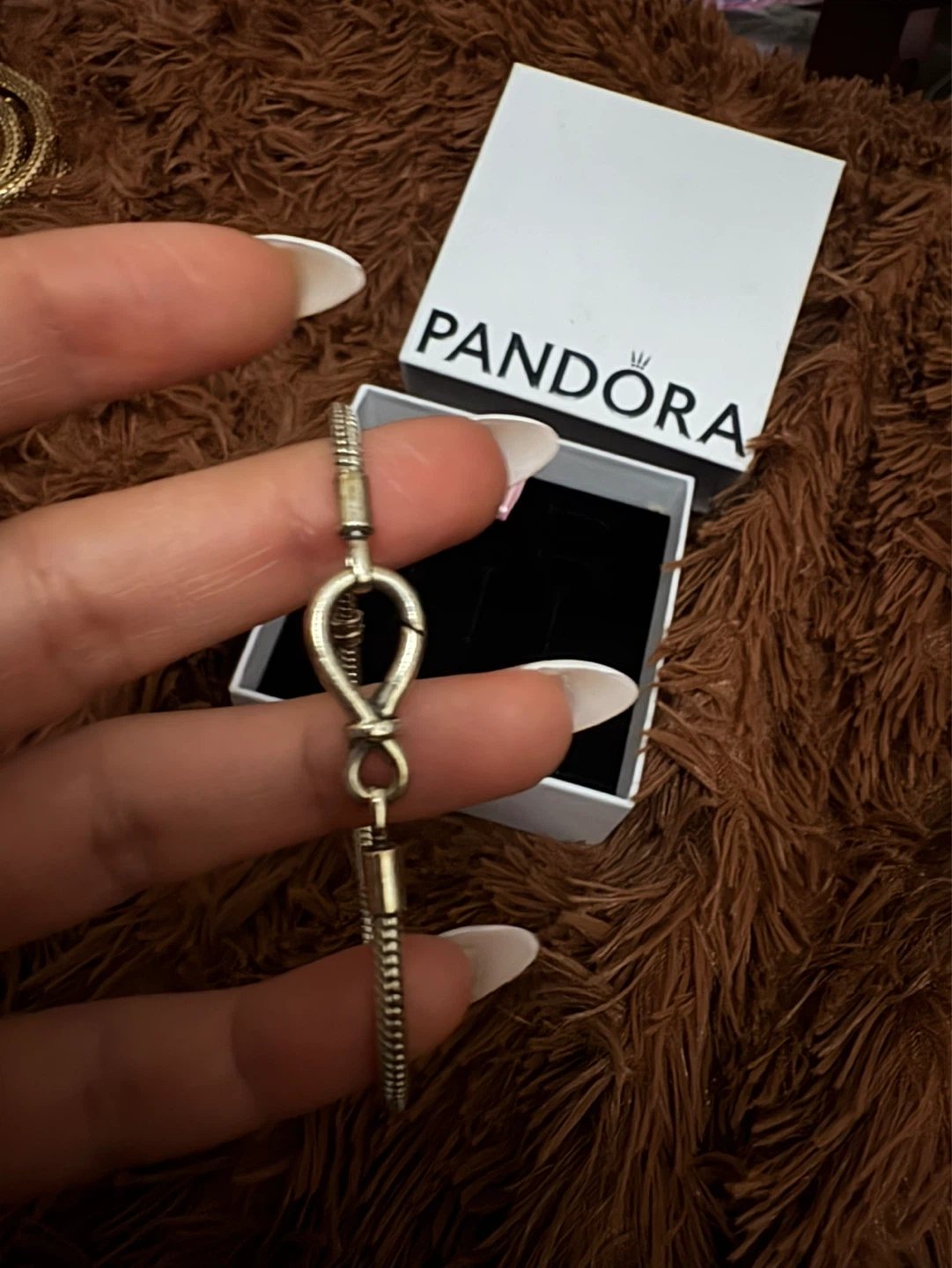 Pandora Sterling Silver Bracelet with Infinity Clasp
