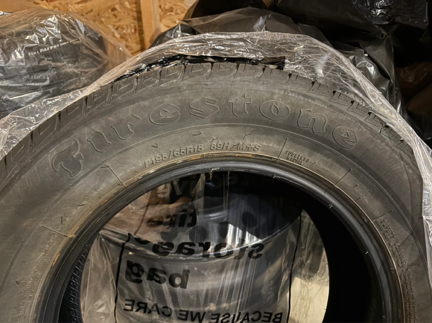 Set of 4 Firestone Tires - 195/65R15 - All-Season