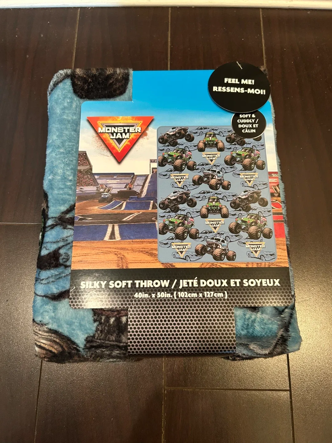 Monster Jam Silky Soft Throw Blanket 40" x 50"