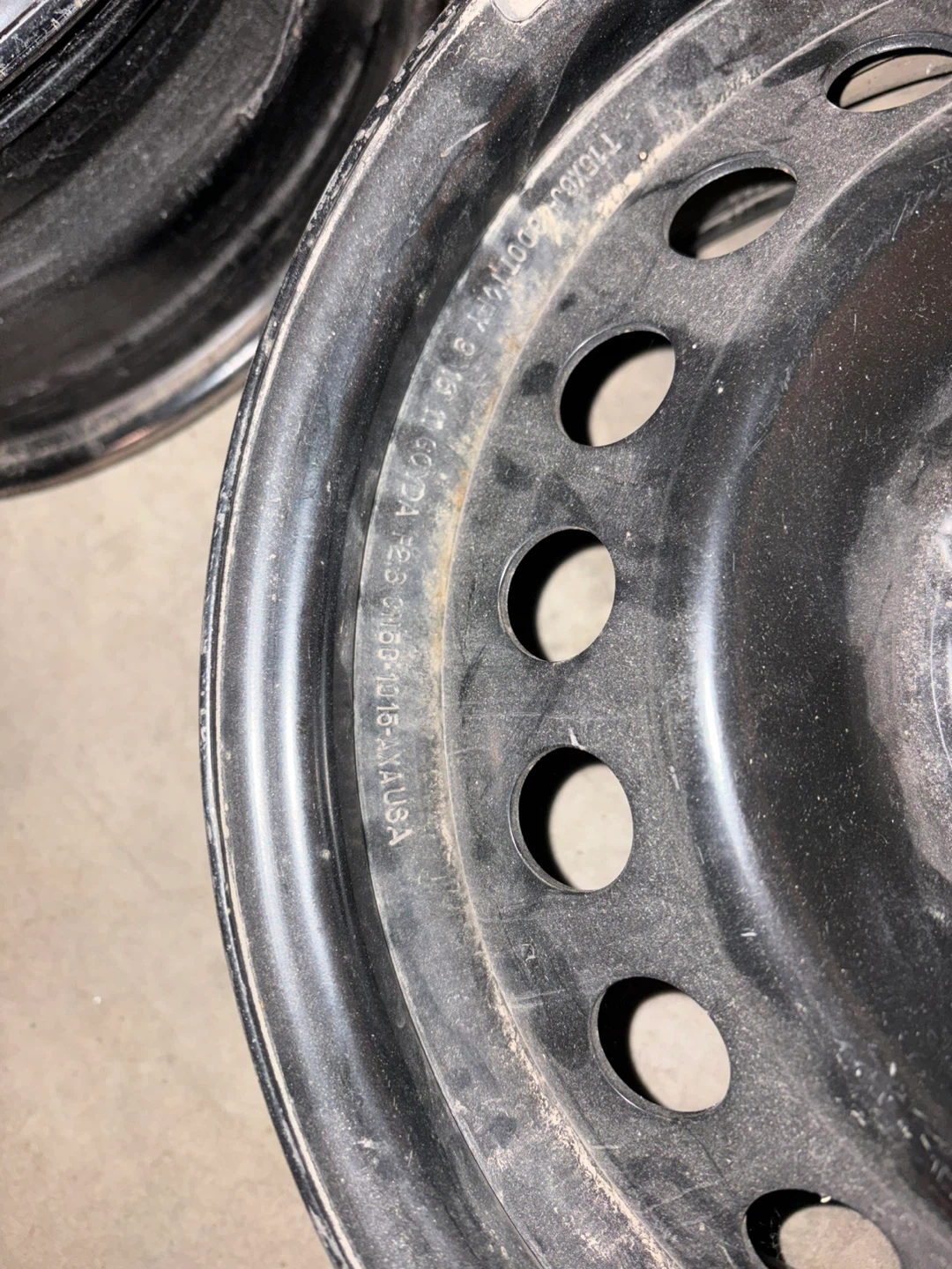 Set of 4 Steel Rims - photo 3