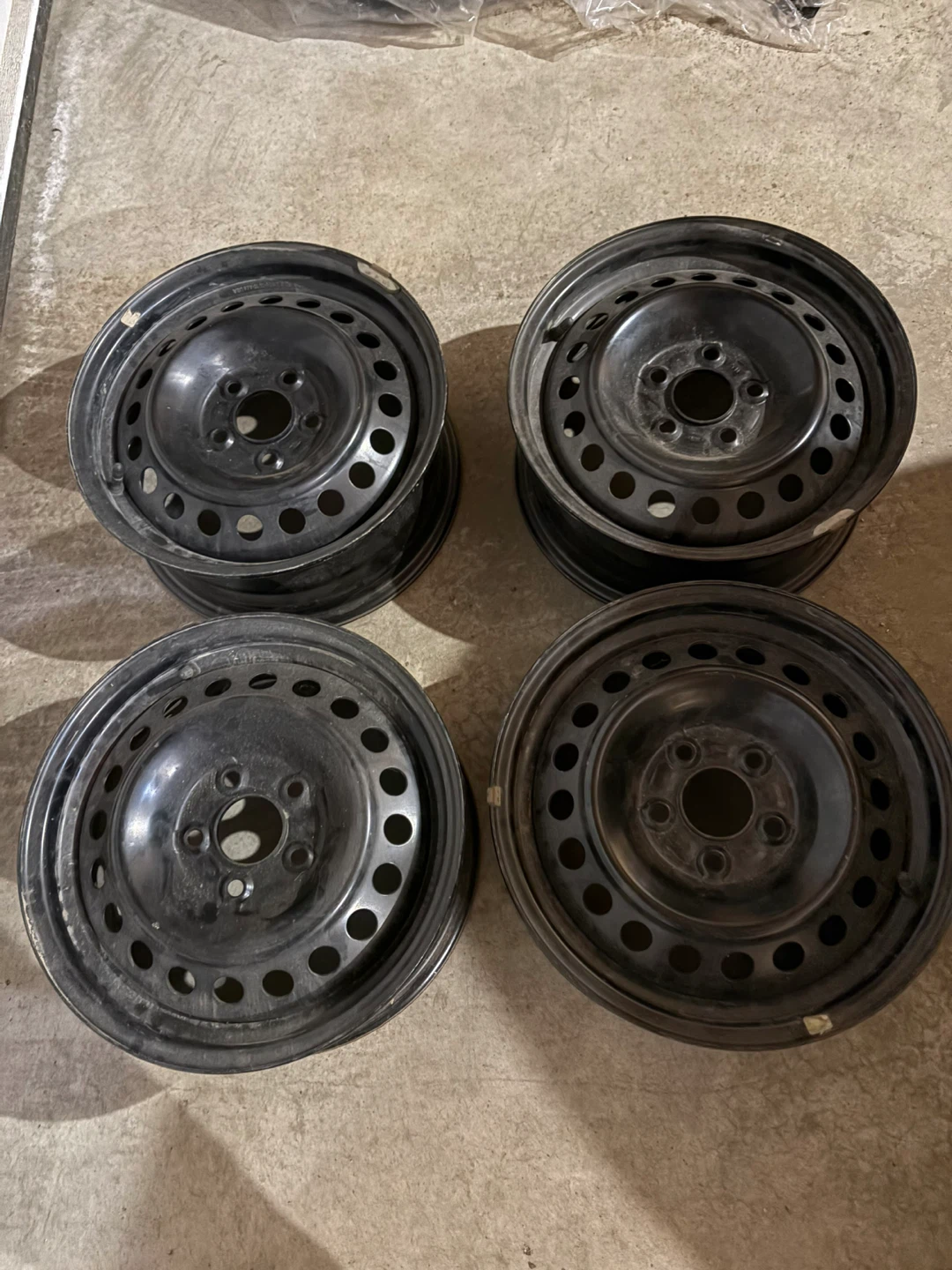 Set of 4 Steel Rims