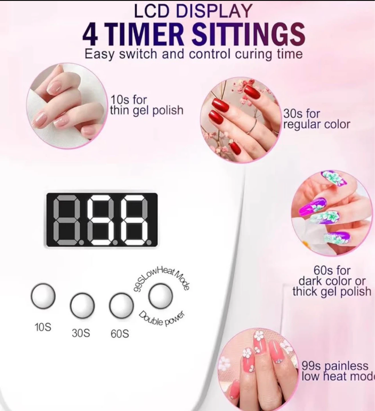 Nailgirls UV LED Nail Lamp - photo 4