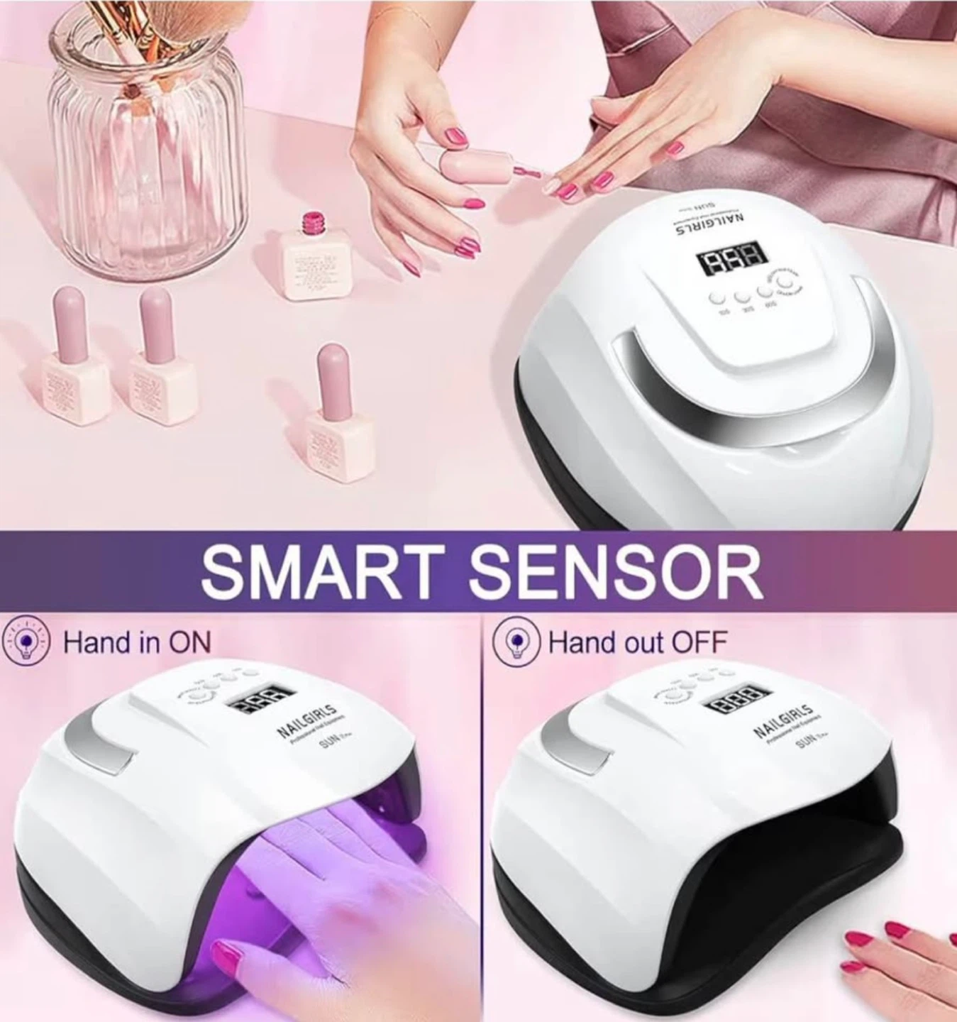 Nailgirls UV LED Nail Lamp - photo 5