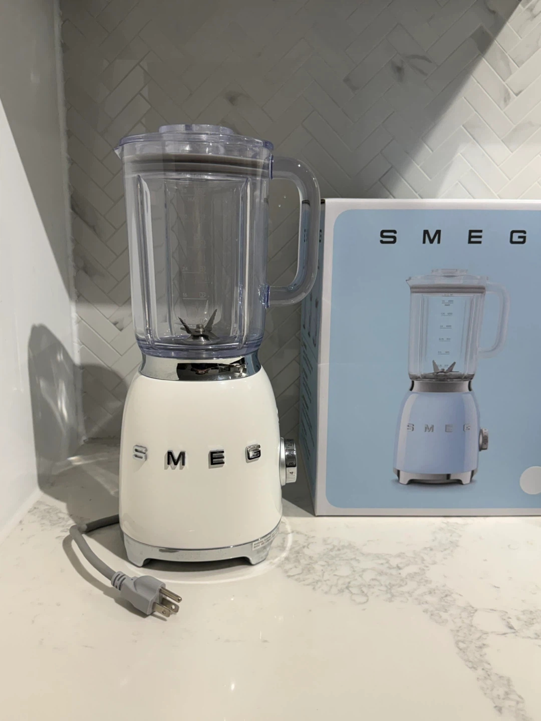 Smeg White Retro Style Blender