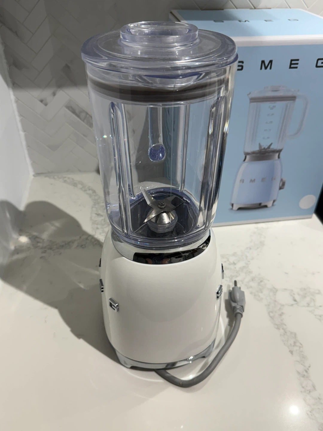 Smeg White Retro Style Blender - photo 2