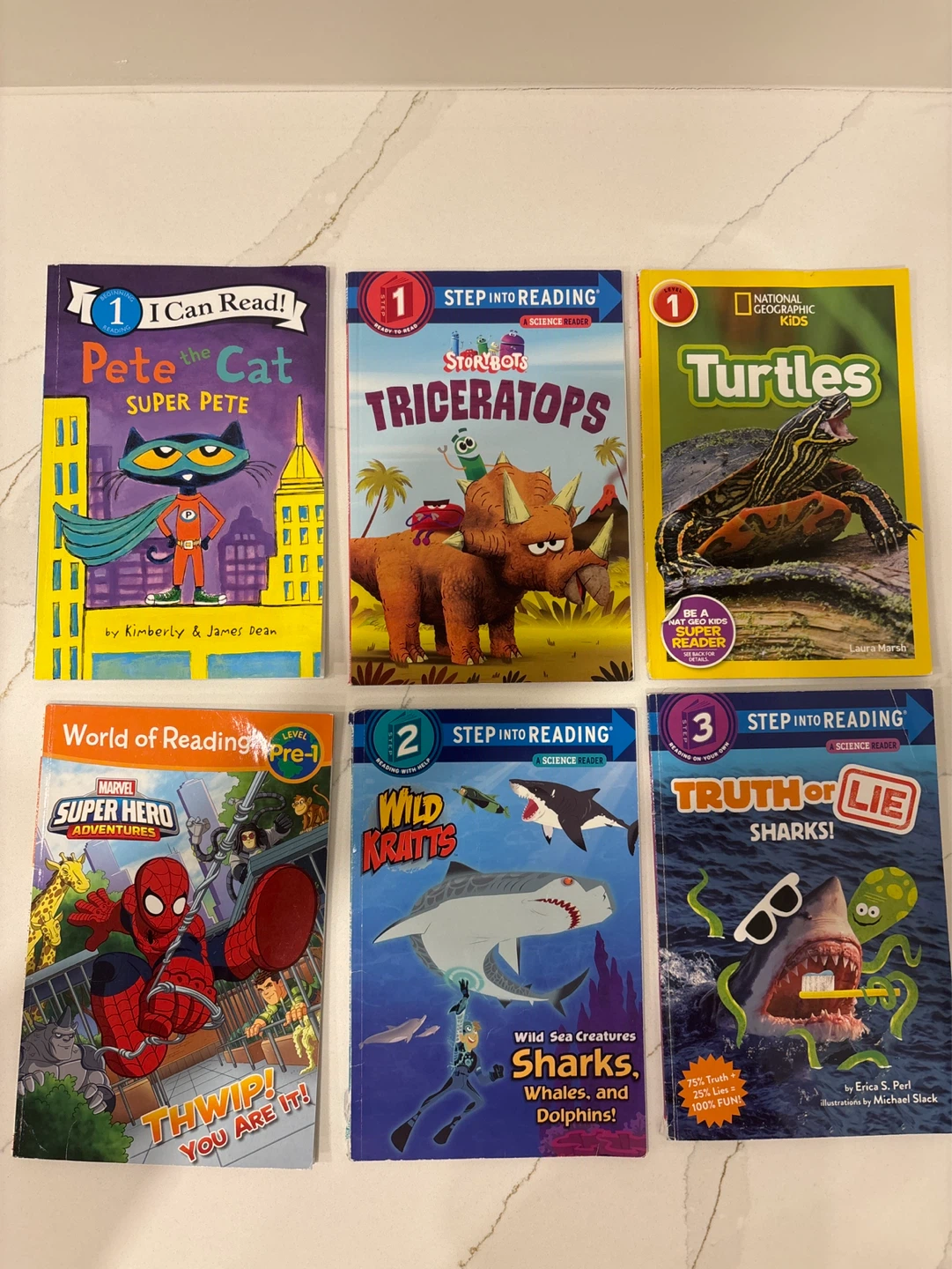 Set of 6 Children's Early Reader Books