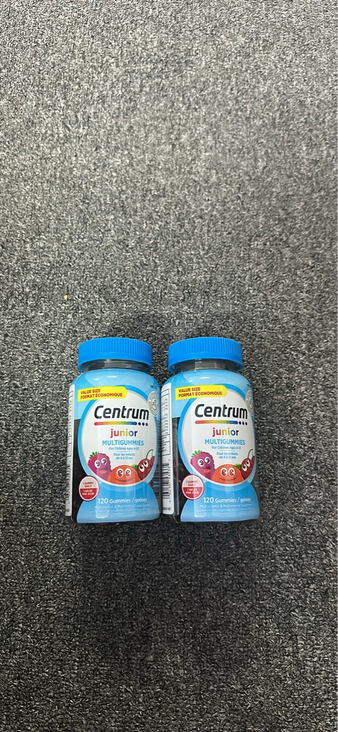 Centrum Junior Multigummies - 120 Gummies (2 Bottles)