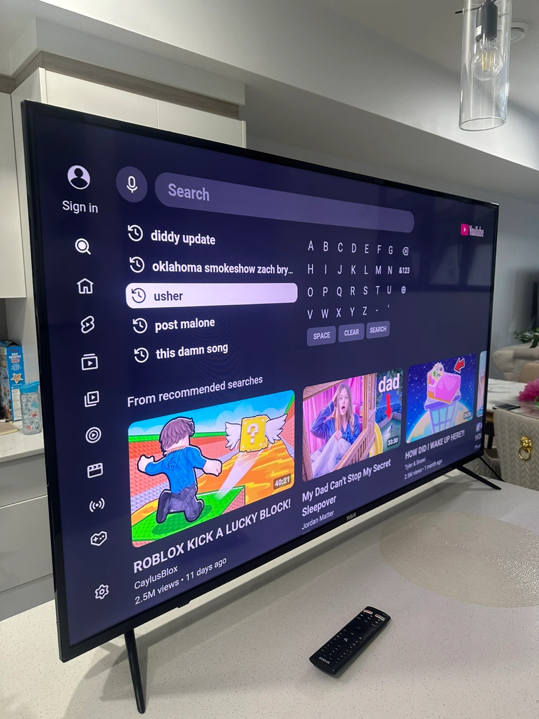 55-Inch RCA Android 4K UHD Smart TV – Like New - photo 5