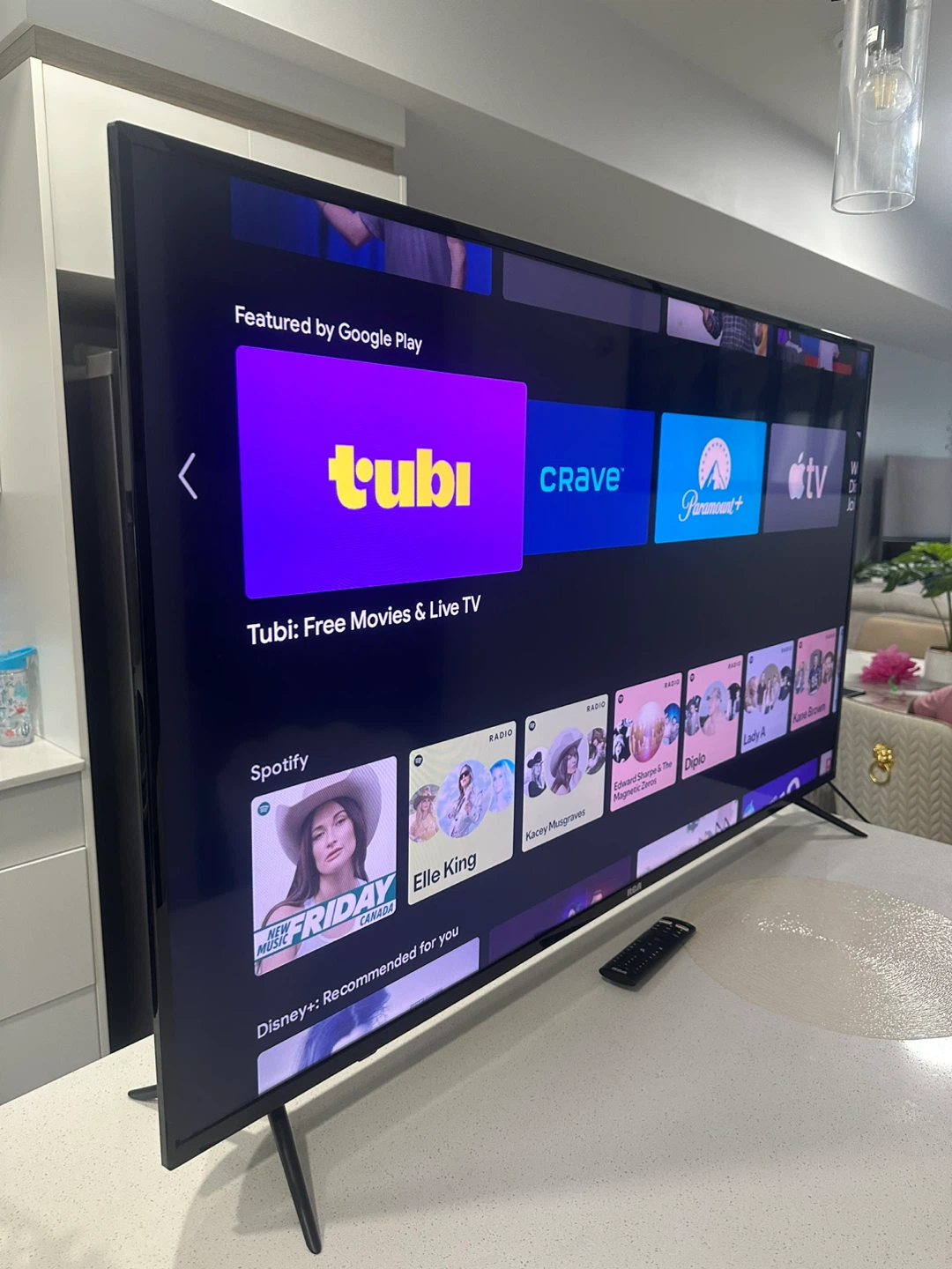 55-Inch RCA Android 4K UHD Smart TV – Like New - photo 4