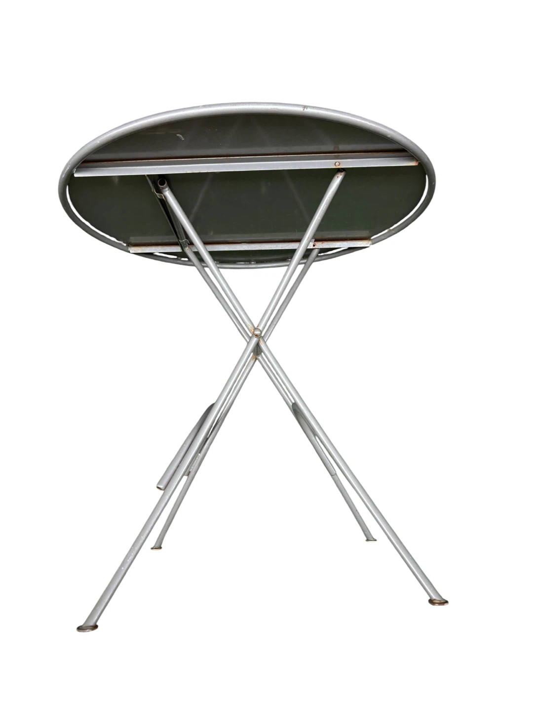 Round Metal Bistro foldable Table - photo 2