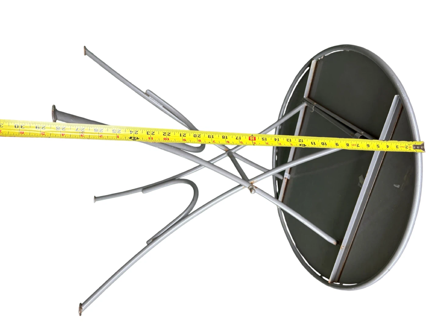 Round Metal Bistro foldable Table - photo 3