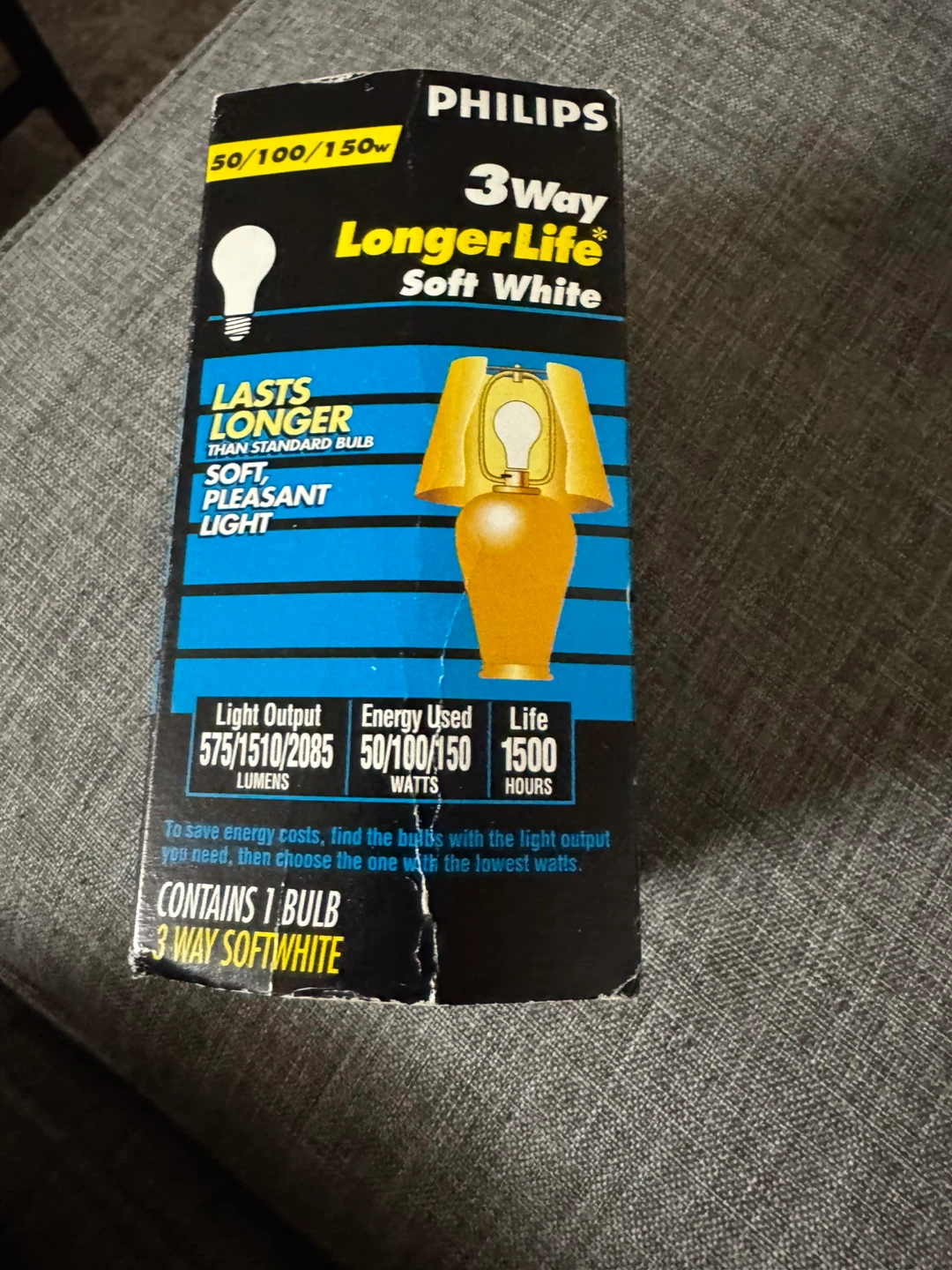 Philips 3-Way LongerLife Soft White Light Bulb