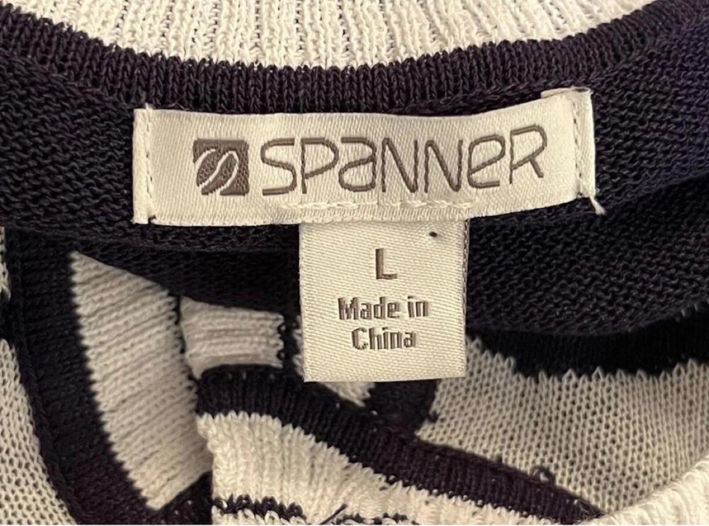 NWOT Spanner Navy cardigan Size L - photo 4