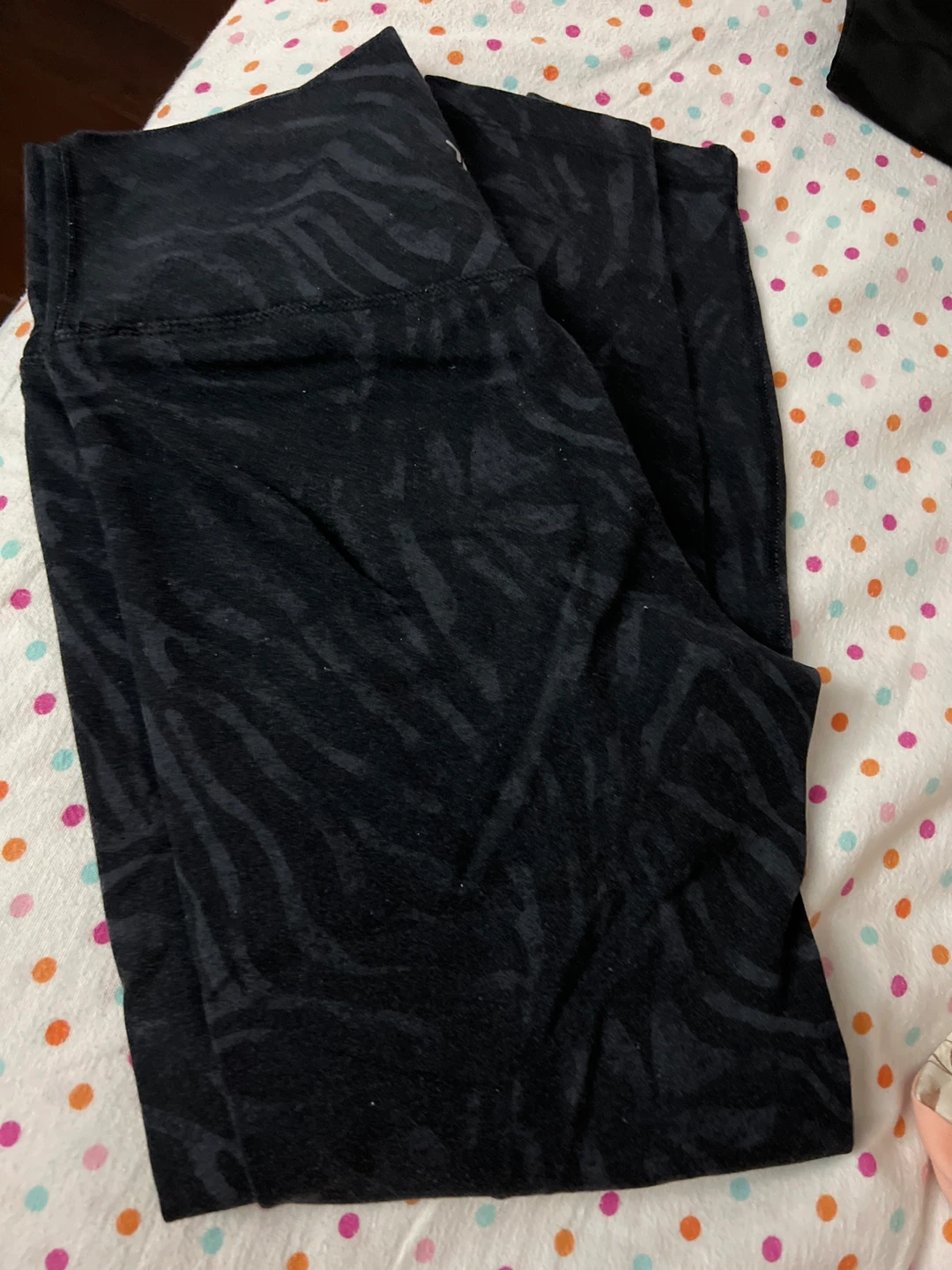 Old Navy Active Black Zebra Print Leggings Size S