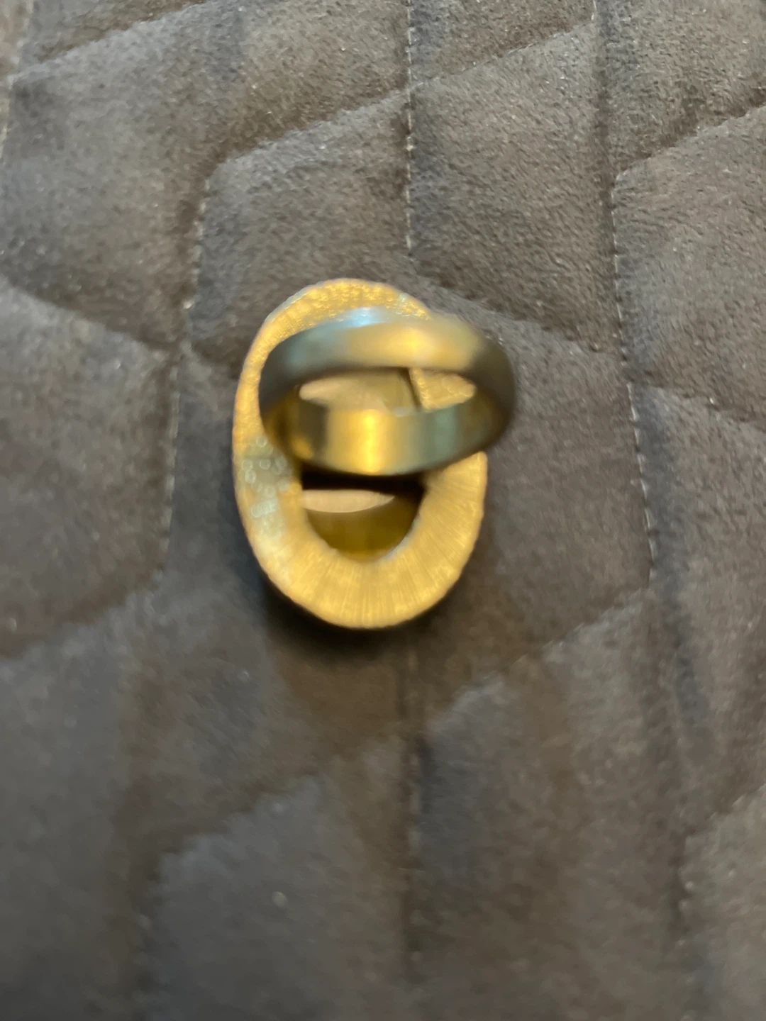 Oval Brown Gemstone Ring - photo 2