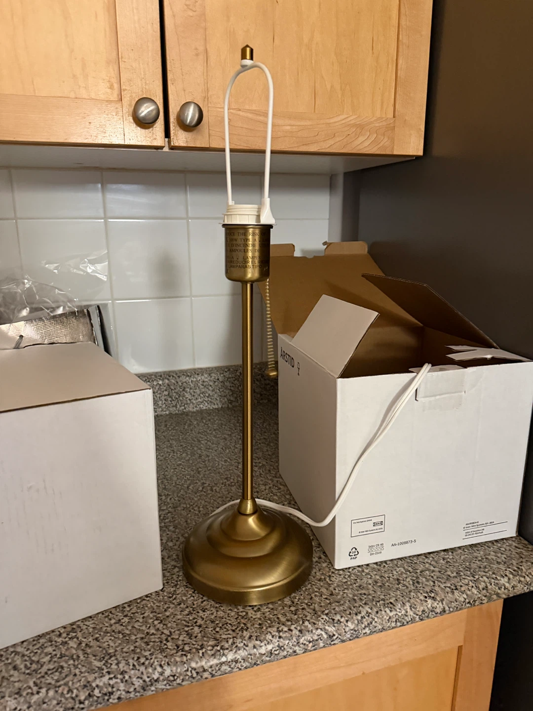 IKEA Astrid Brass Table Lamp - photo 2
