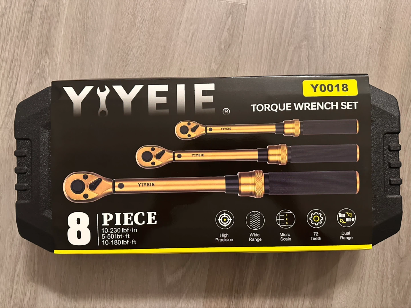 YIYIEIE 8 Piece Torque Wrench Set - photo 2