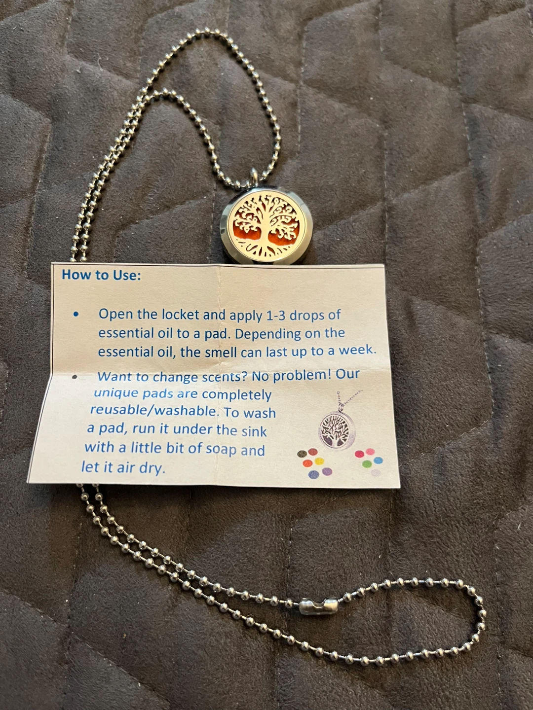 Aromatherapy Diffuser Necklace