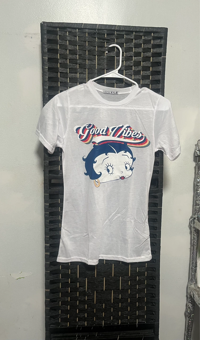 Kylie Betty Boop Good Vibes T-Shirt